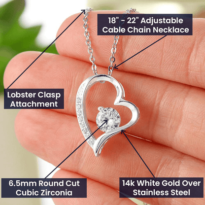 To My Daughter - Love You Forever Necklace